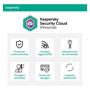 Licencia Kaspersky Security Cloud Personal 3 Disp 2 Años