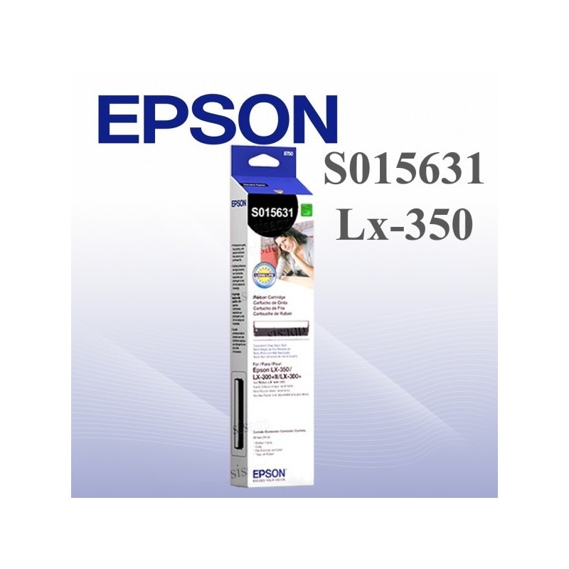 Cartucho de cinta Epson S015631, negro, para Impresora LX-350. – T\u0026T MEGA  REPRESENTACIONES