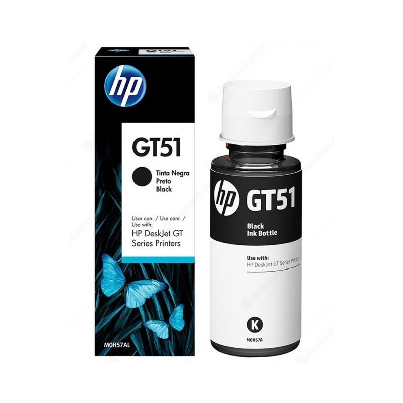 Botella de tinta negra original HP GT51 – T\u0026T MEGA REPRESENTACIONES
